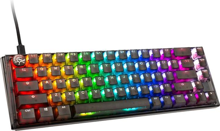 Produktbild Ducky One 3 Aura Black SF Gaming Tastatur, RGB LED - MX-Silent-Red (US) (US, Kabelgebunden)
