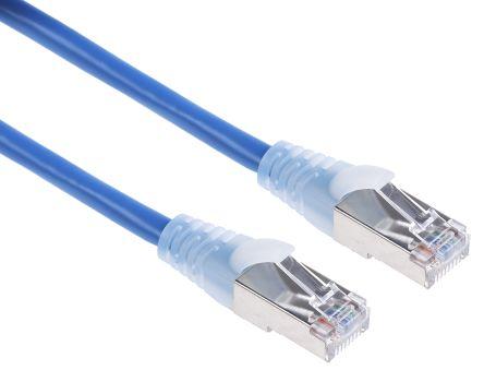 Produktbild RS PRO Patchkabel Kat.5e FTP 10m blau (FTP, CAT5e, 10 m)