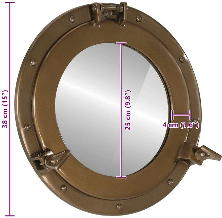 Immagine prodotto vidaXL Specchio oblò (38 cm)