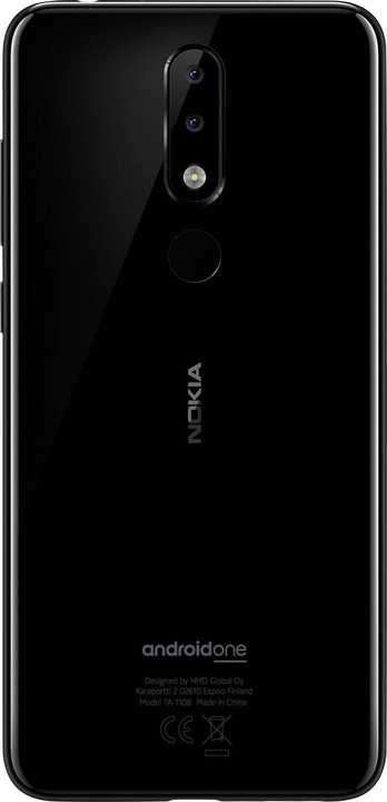 Produktbild Nokia 5.1 Plus (32 GB, Schwarz, 5.86", Hybrid Dual SIM, 13 Mpx, 4G)