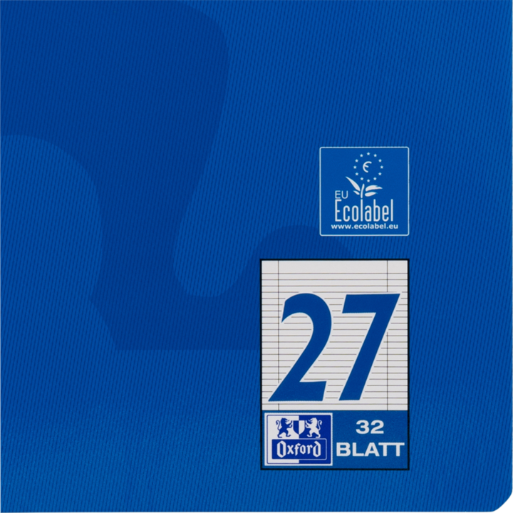 Actual product image Oxford Exercise book, A4, ruling 27 (A4, Lined, Hardcover)