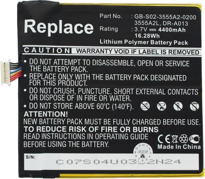 Immagine prodotto Amazon Batteria del fuoco Kindle, batteria D01400, DR-A013, QP01