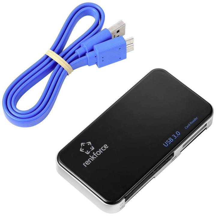 Produktbild Renkforce USB A 3 Universal-Kartenleser (USB 3.0)