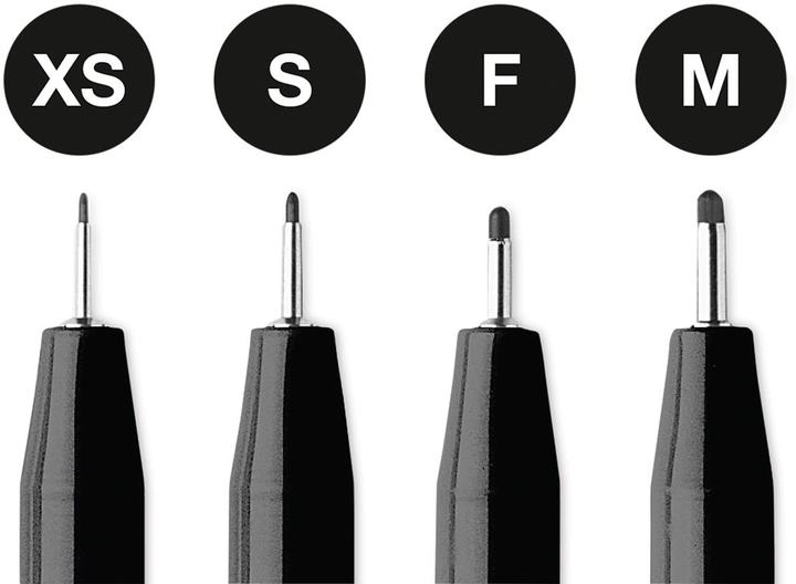 Produktbild Faber-Castell Pitt Artist Pen (Schwarz, 4 x)