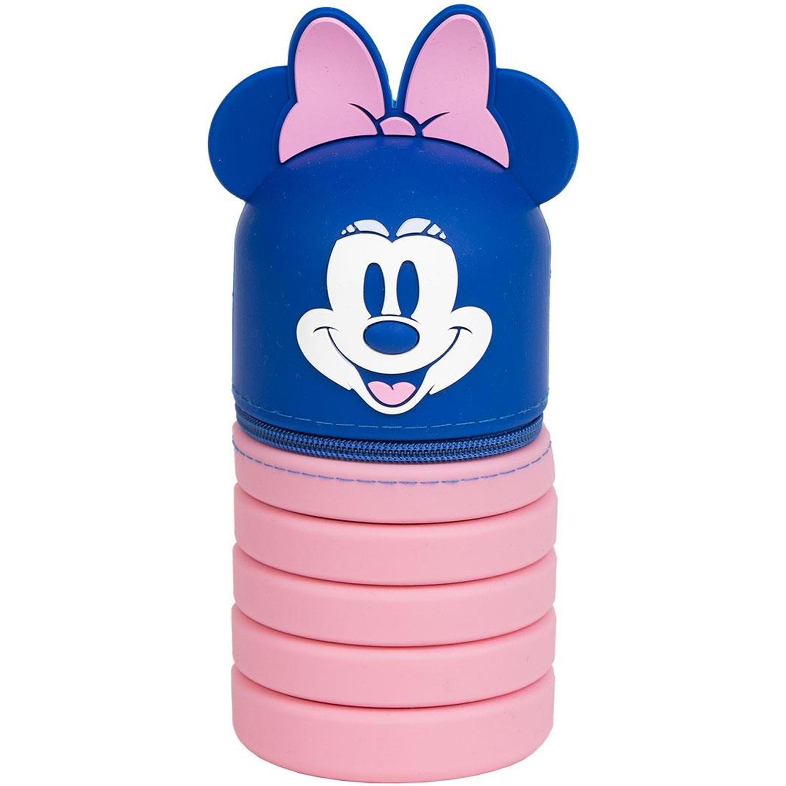 Disney, Etui, 3D Minnie Mouse Federmäppchen - liebenswert, langlebig und geräumig Schreibwaren Organizer für