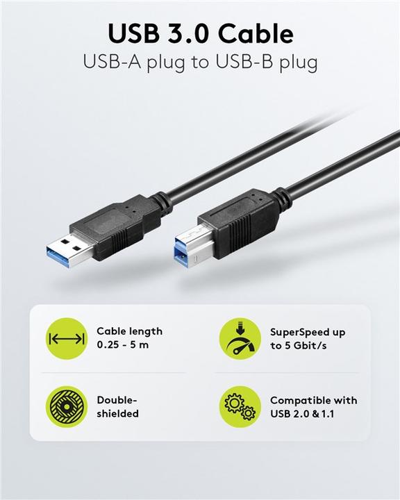 Productafbeelding Goobay USB kabel (0.50 m, USB 3.2 Gen 1)