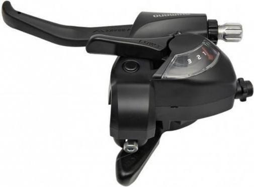 Actual product image Shimano ST-EF41 shift/brake lever left 3s (Front + Rear, Brake kit)