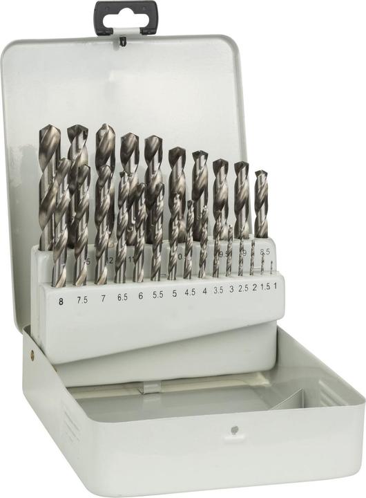 Produktbild Bosch Professional Zubehör 25-tlg. Metallbohrer-Set HSS-G, DIN 338, 135°, 1–13 mm (1 mm, 1.5 mm, 10 mm, 10.5 mm, 11 mm, 11.5 mm, 12 mm, 12.5 mm, 13 mm, 2 mm, 2.5 mm, 3 mm, 3.5 mm, 4 mm, 4.5 mm, 5 mm, 5.5 mm, 6 mm, 6.5 mm, 7 mm, 7.5 mm, 8 mm, 8.5 mm, 9 mm, 9.5 mm)