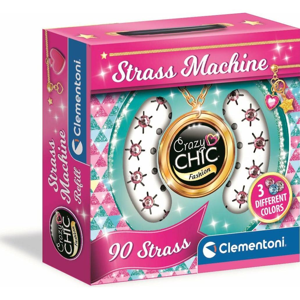 Clementoni Crazy Chic Route Strasssteine für Applikator - Ersatzminen 90 Stk.