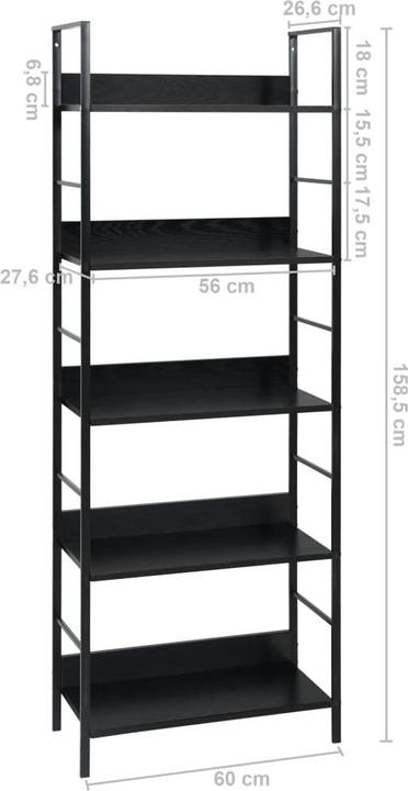 Immagine prodotto vidaXL Standregal (27.60 x 158 x 158.50 cm)