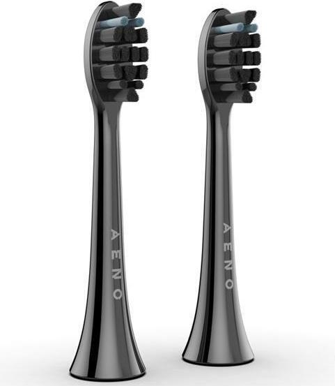 Image du produit Aeno Têtes de rechange pour brosses à dents soniques noir (2 x)