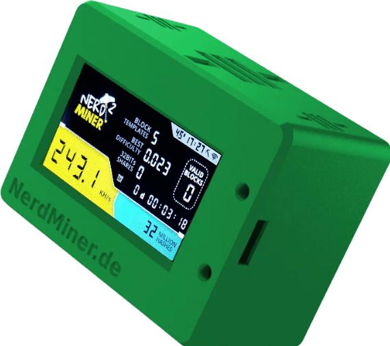 Actual product image Nerdminer Classic (Bitcoin)