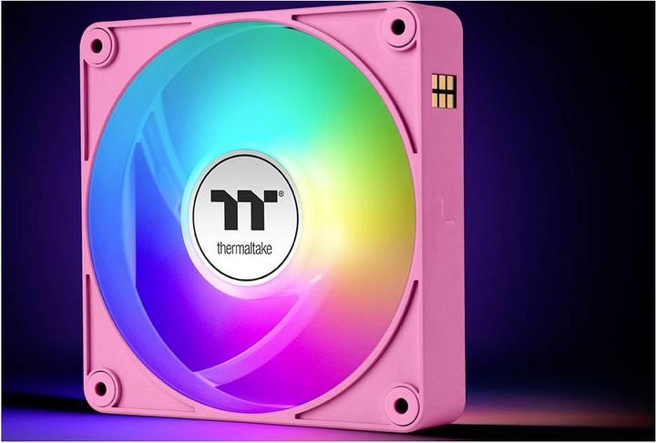 Produktbild Thermaltake TT CT120 EX ARGB Sync PC Cooling Fan 3 Pack Pink (120 mm, 3x)