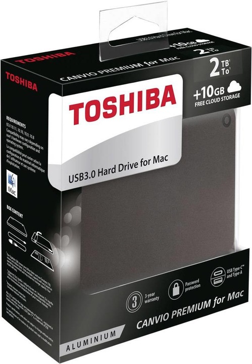 Produktbild Toshiba Canvio Premium - Festplatten für Mac (2 TB)