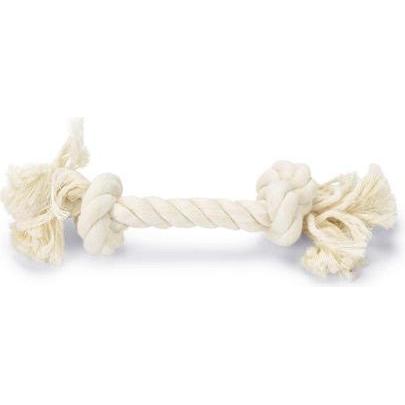 Beeztees Bz Baumwollseil Weiss 2 Knoten (Kauspielzeug), Hundespielzeug
