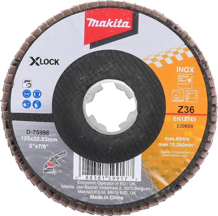 Produktbild Makita Fächerschleifscheibe 125mm (36)