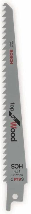 Image du produit Bosch Zubehör Säbelsägeblatt HCS, S 644 D Top for Wood