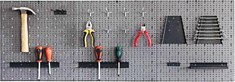 Actual product image Toolbox Paroi à trou 3 pcs