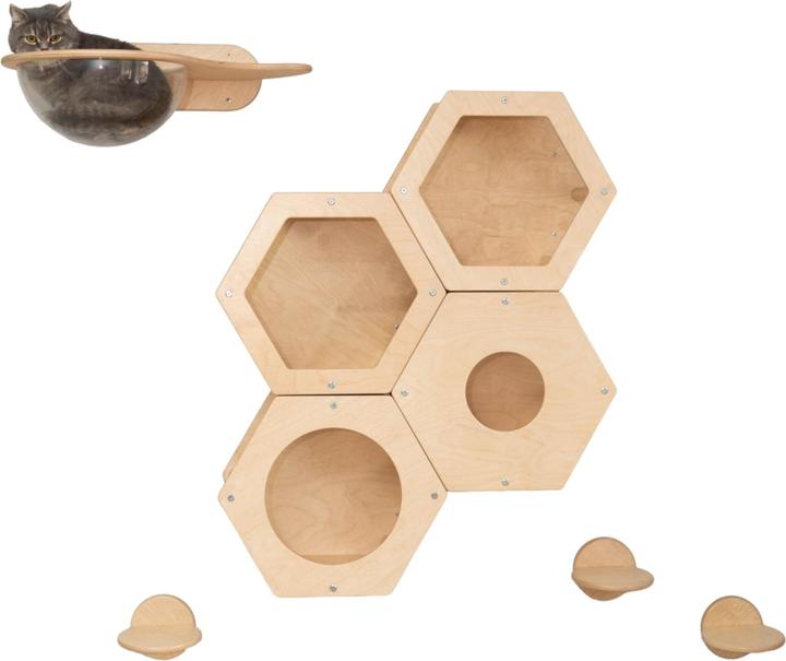 Produktbild Wowhelperco Kletterwand für Katzen (Natur)