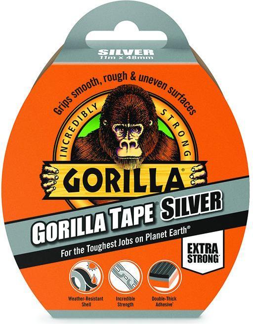 Gorilla Klebeband Silber 48mm x 11m