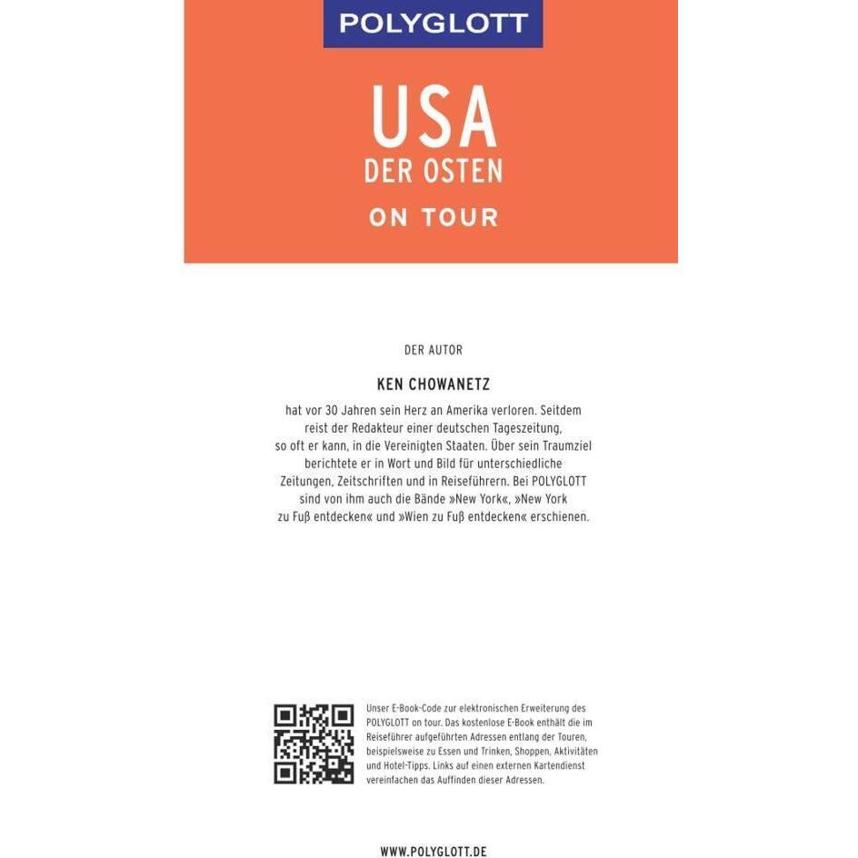 Thumbnail - on tour Reiseführer USA – Der Osten, Ratgeber von Ken Chowanetz