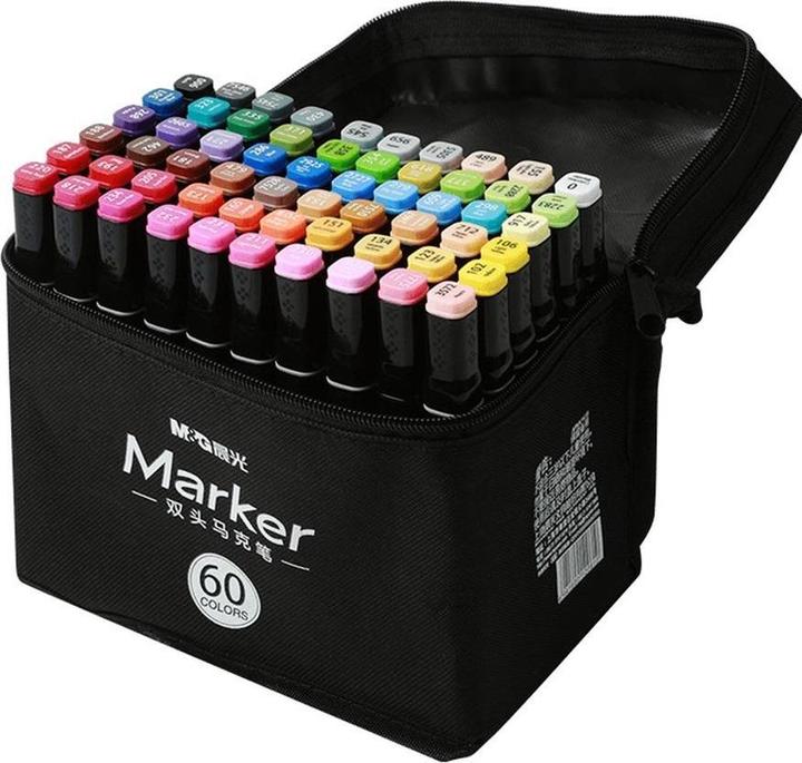 Produktbild M & G Doppelseitiger Kunstmarker in 60 M&G-Farben (60x)