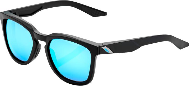 Actual product image 100% Brille Hudson Matte (Mat Black, HiPer blue)