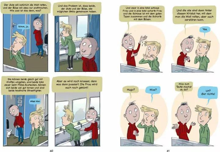 Actual product image Hugo & Hassan – Echt jetzt?! (German, Franziska Gehm, Kim Fupz Aakeson, Rasmus Bregnhøi, 2023)