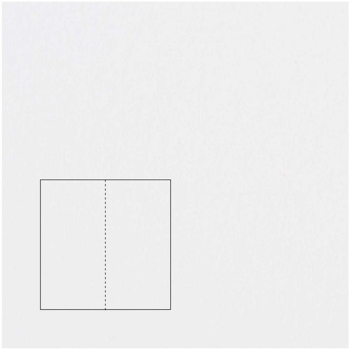 Produktbild Rico Design Paper Poetry Essentials DL Klappkarte lang A6, Hochweiss (50 Stk.)