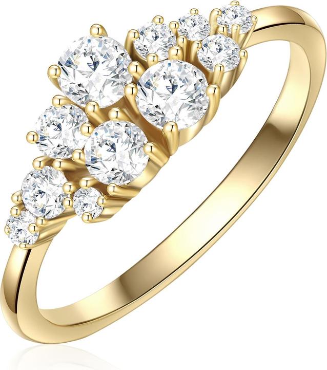 Immagine prodotto Glanzstücke München Donna Argento Sterling Cubic Zirconia Oro Giallo - 28369 (50, 925 Argento)