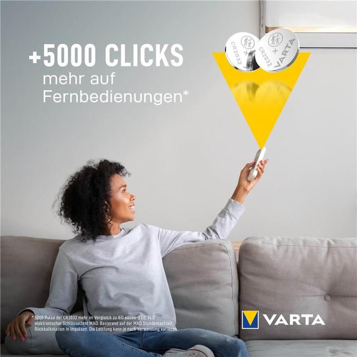 Image du produit Varta Cr2032 (5 pcs, CR2032, 230 mAh)