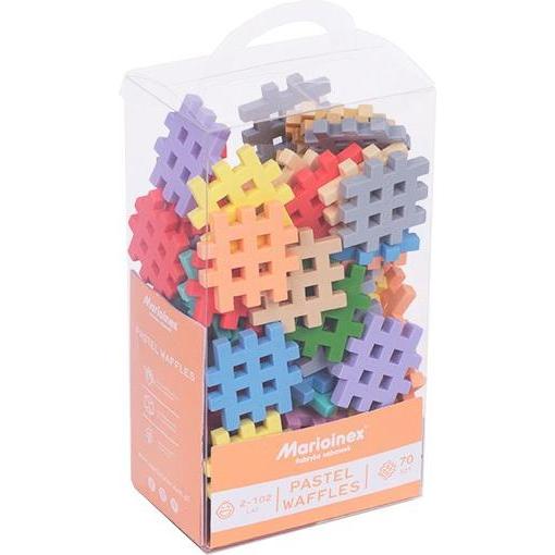 Marioinex Waffel Mini Pastell Bausteine 70 Stück