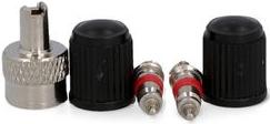 Actual product image Fischer Car valve set with tool 5 pcs (Valve extension)