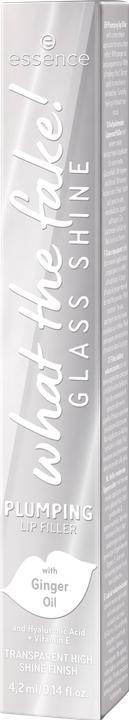Actual product image essence what the fake! GLASS SHINE PLUMPING LIP FILLER (01 Oh So Glassy)