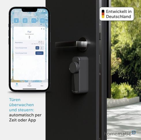 Actual product image Homematic IP Türschlossantrieb? pro, anthrazit HmIP-DLP-A