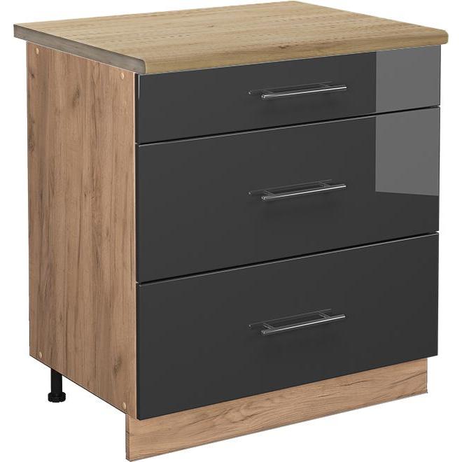 Vicco, Regal, Küchenunterschrank Fame-Line (80 x 60 x 81.5 cm)