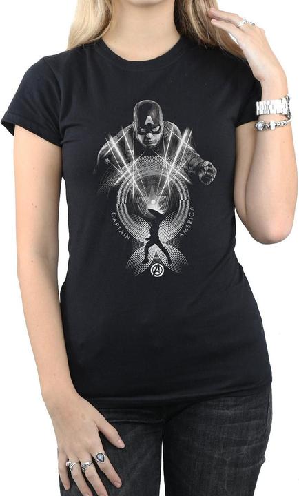 Image du produit - T-shirt CAPTAIN AMERICA CIRCLE - Femme (S)