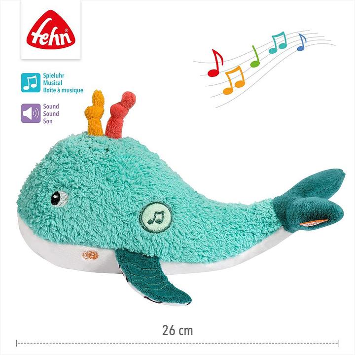 Image du produit Fehn Einschlafhilfe Wal Türkis