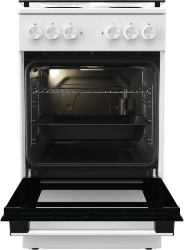 Produktbild Gorenje GE5 A22 WH ws Standherd A 50cm 4Kochplatten 70L 6Heizarten