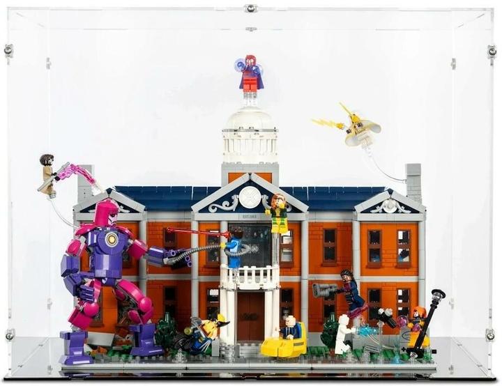 Immagine prodotto iDisplayit Display in acrilico per LEGO® 76294 X-Men: X-Mansion (con fondo nero)