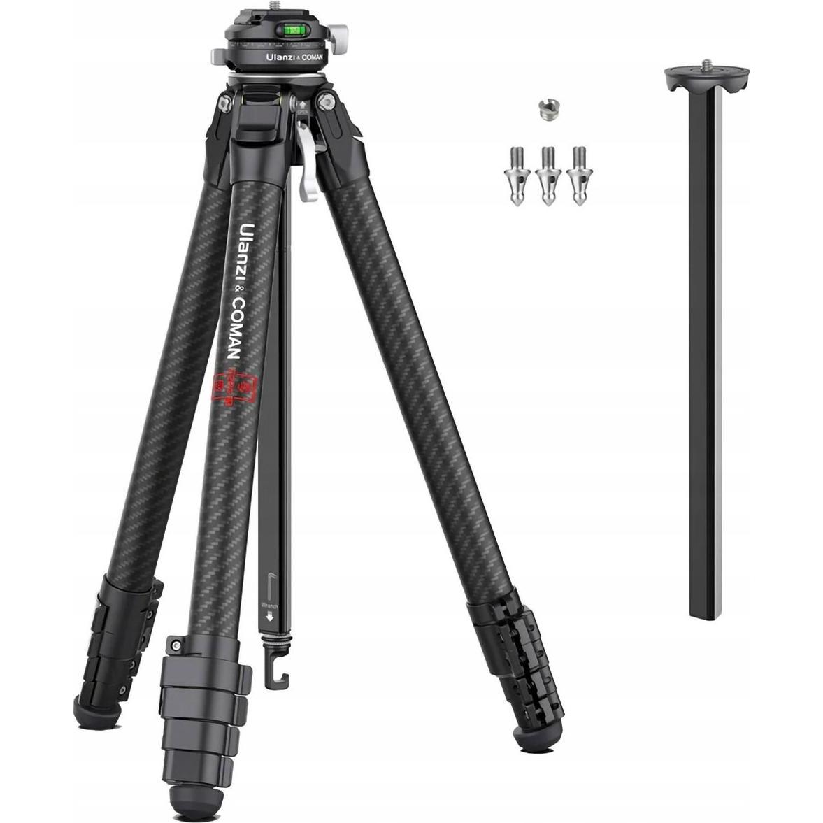 Ulanzi X Coman Zero Y F38 (Carbonio), Treppiede, Nero
