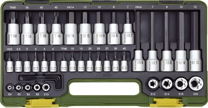 Produktbild Proxxon Steckschlüsselsatz HX + TX