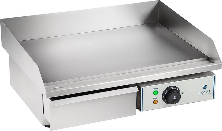 Royal Catering Elektro Grillplatte Bratplatte Elektrogrill Griddleplatte Bräter Griddle Gastro (3 kW)