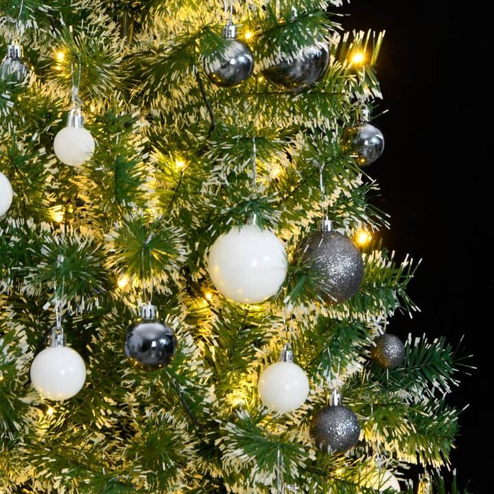 Image du produit VidaXL Sapin de Noël enneigé Illuminé LED Sapin de Noël Décoration 240cm (240 cm)