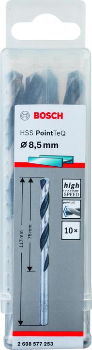 Image du produit Bosch Professional Zubehör Foret hélicoïdal HSS PointTeQ (8,5 mm)