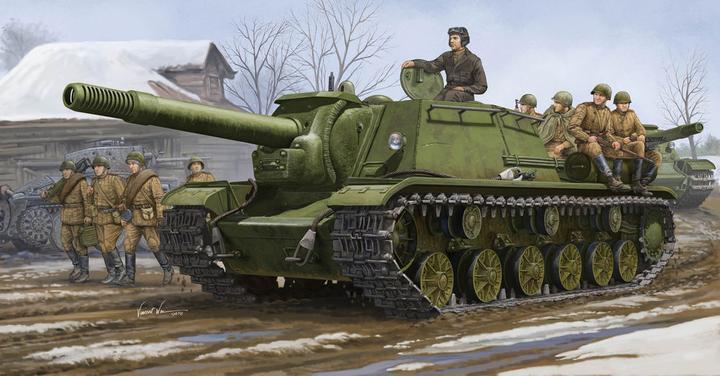 Trumpeter Soviet SU-152 Self-propelled Heavy How.