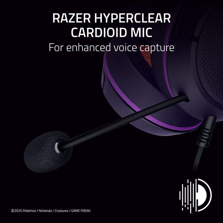 Actual product image Razer Kraken Kitty V2 - Pokémon Gengar Ed. (Cable)