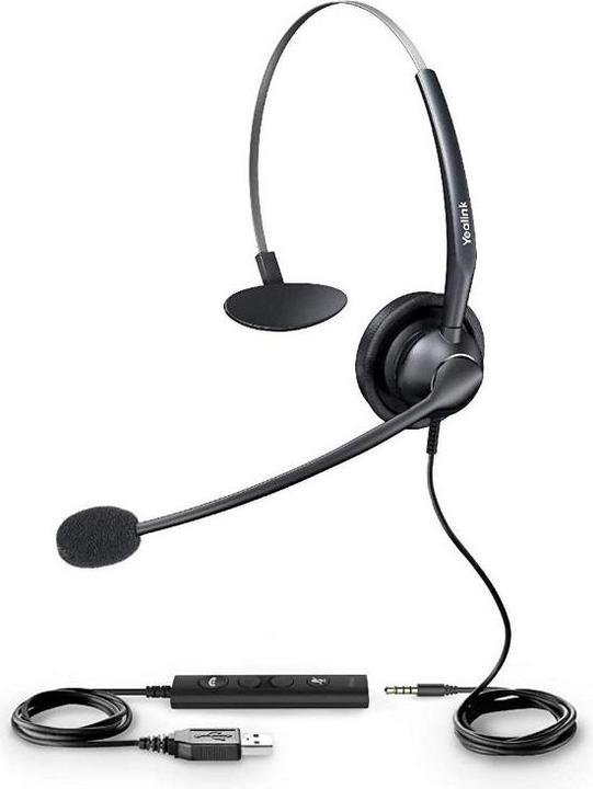 Produktbild Yealink YHS33-USB - IP Phone Headset mit USB-Anschluss (Kabelgebunden, USB-A)