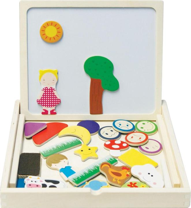 Actual product image Spielmaus Wood 2in1 Magnet and Drawing Board Box