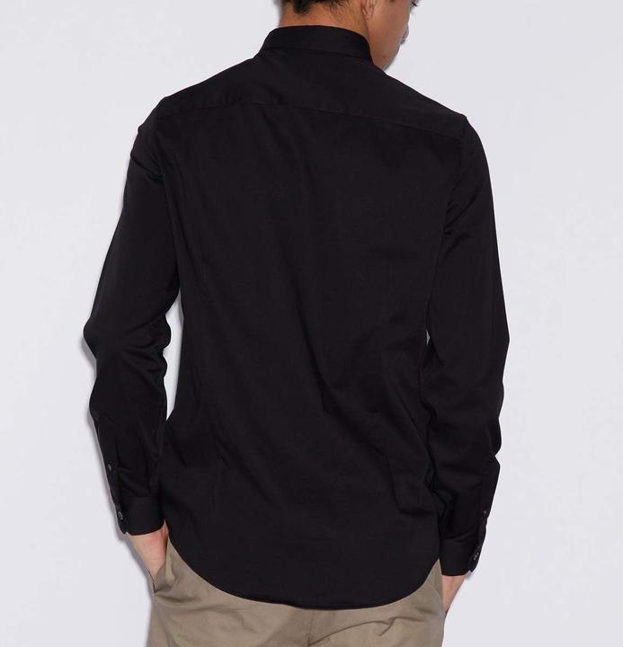 Produktbild Armani Exchange Intelligentes Stretch-Satin Freizeithemd (L)